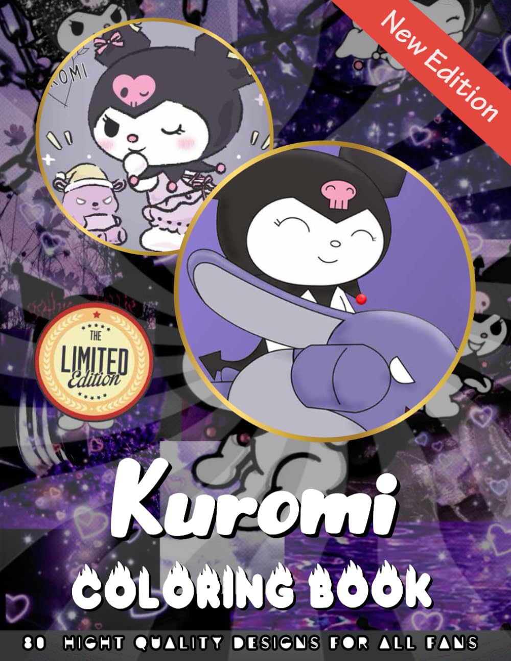 186+ Captivating Kuromi Coloring Book Printable