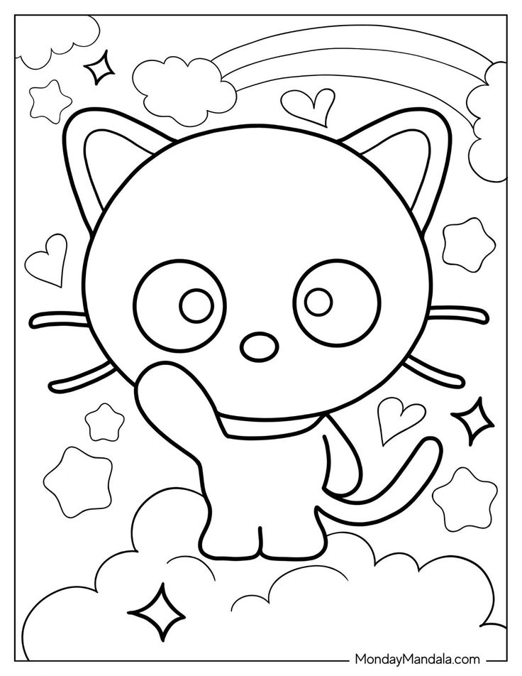 140+ Joyful Chococat Coloring Page Printable