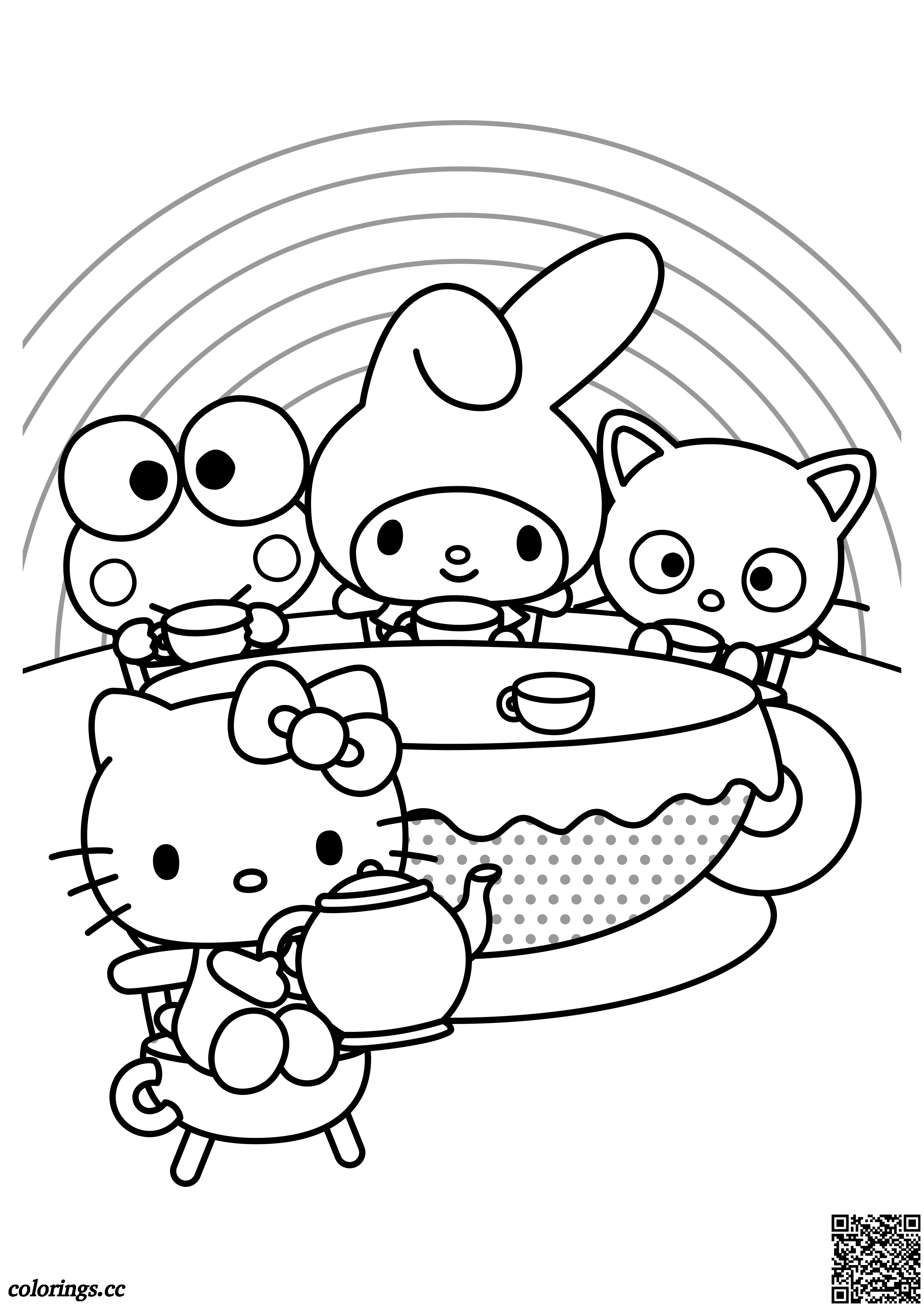 69+ Fantastic Chococat Coloring Page Printable