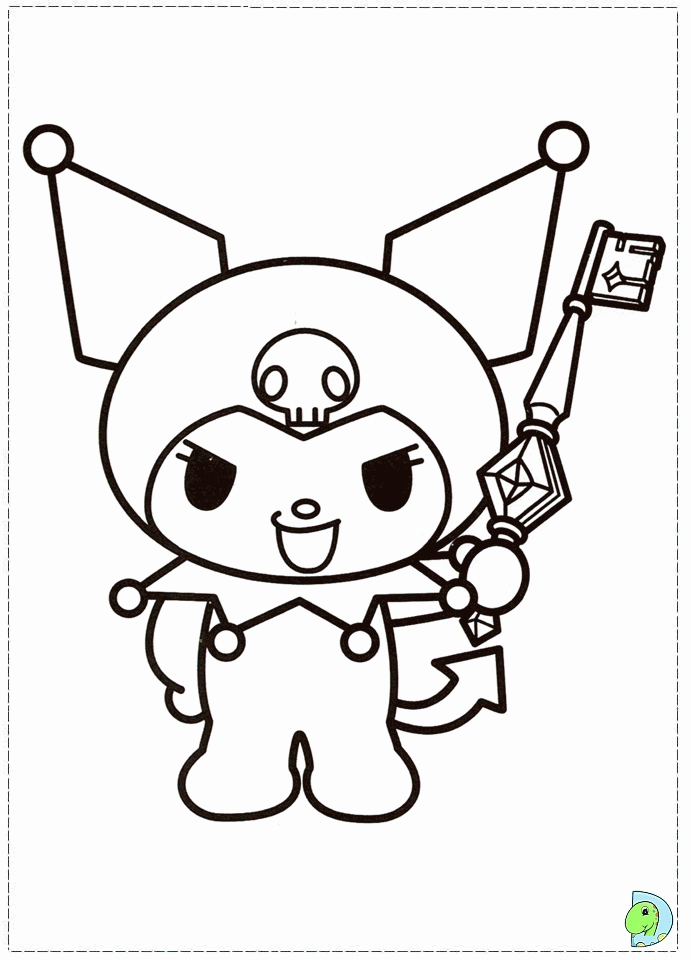 146+ Exciting Kuromi Coloring Book Printable