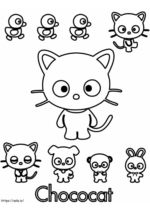 181+ Fantastic Chococat Coloring Page Printable