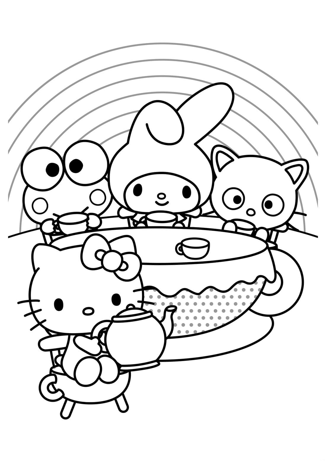 89+ Captivating Kuromi Coloring Book Printable