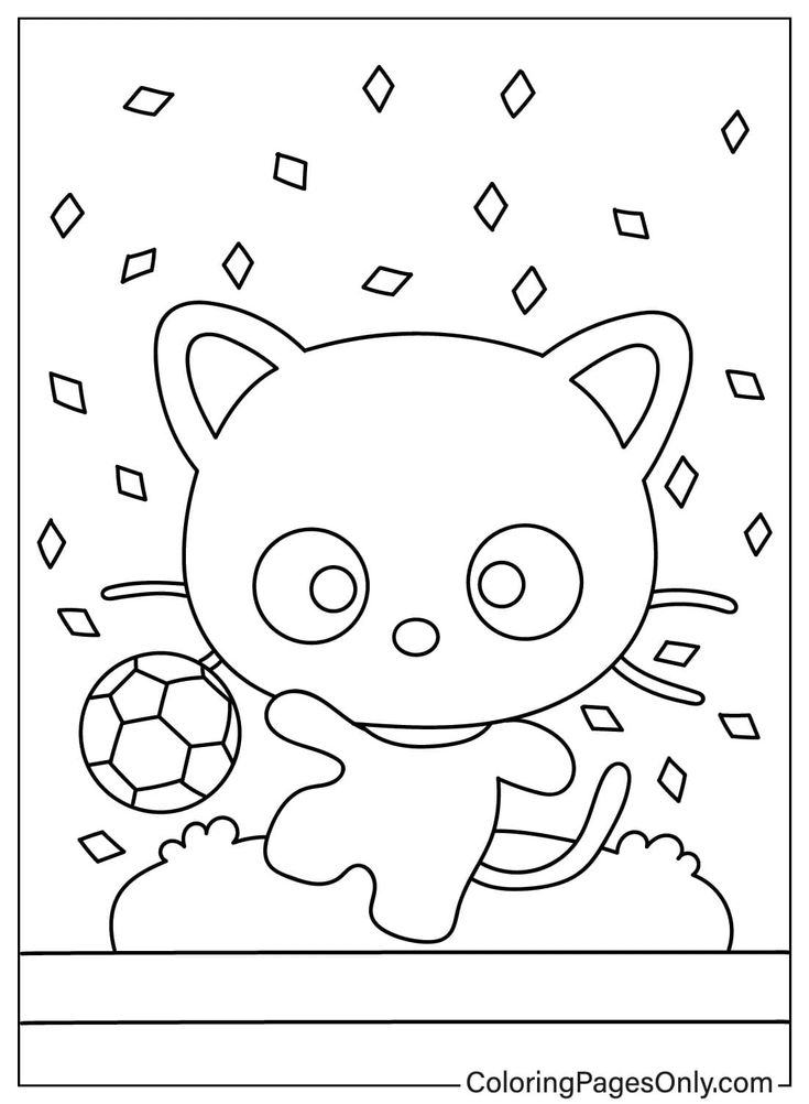 193+ Captivating Chococat Coloring Page Printable