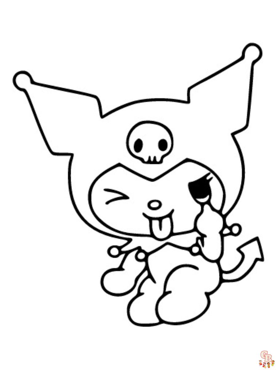 137+ Bright Baby Kuromi Coloring Pages Printable