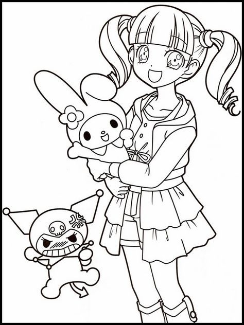 74+ Delightful Kuromi Coloring Book Printable