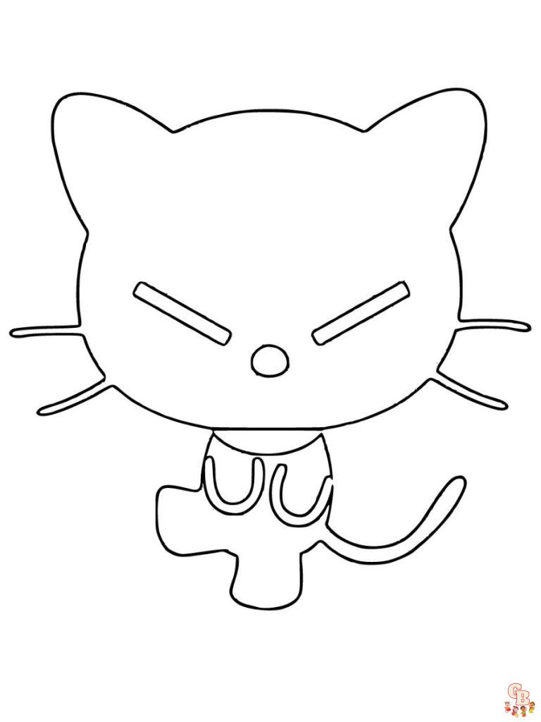 58+ Artistic Chococat Coloring Page Printable