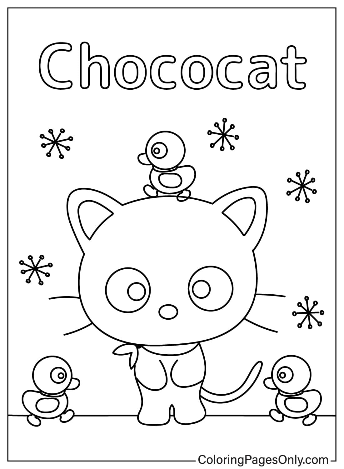 179+ Delightful Chococat Coloring Page Printable