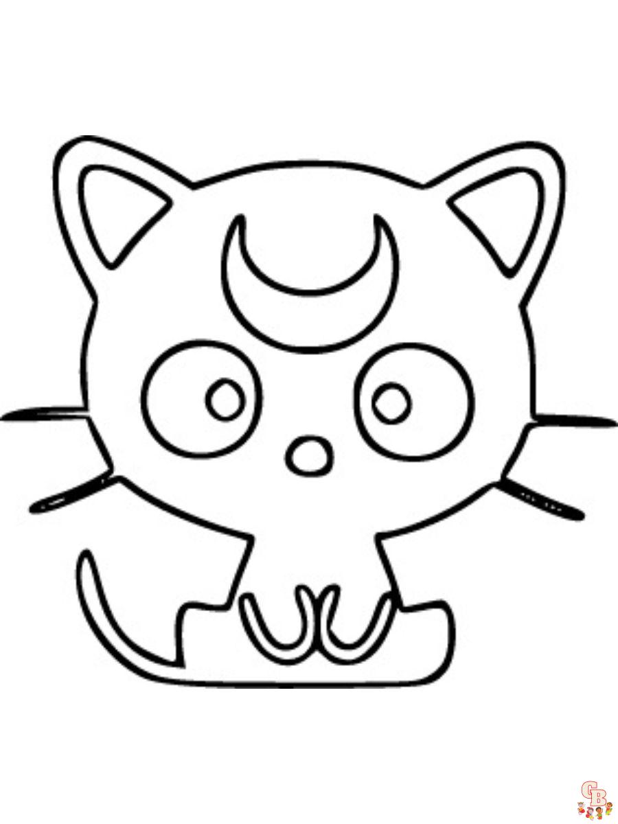 113+ Whimsical Chococat Coloring Page Printable