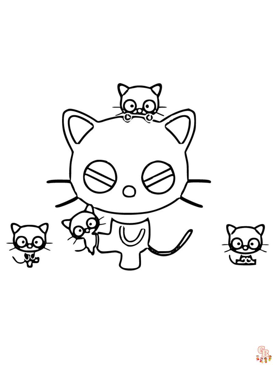 174+ Festive Chococat Coloring Page Printable