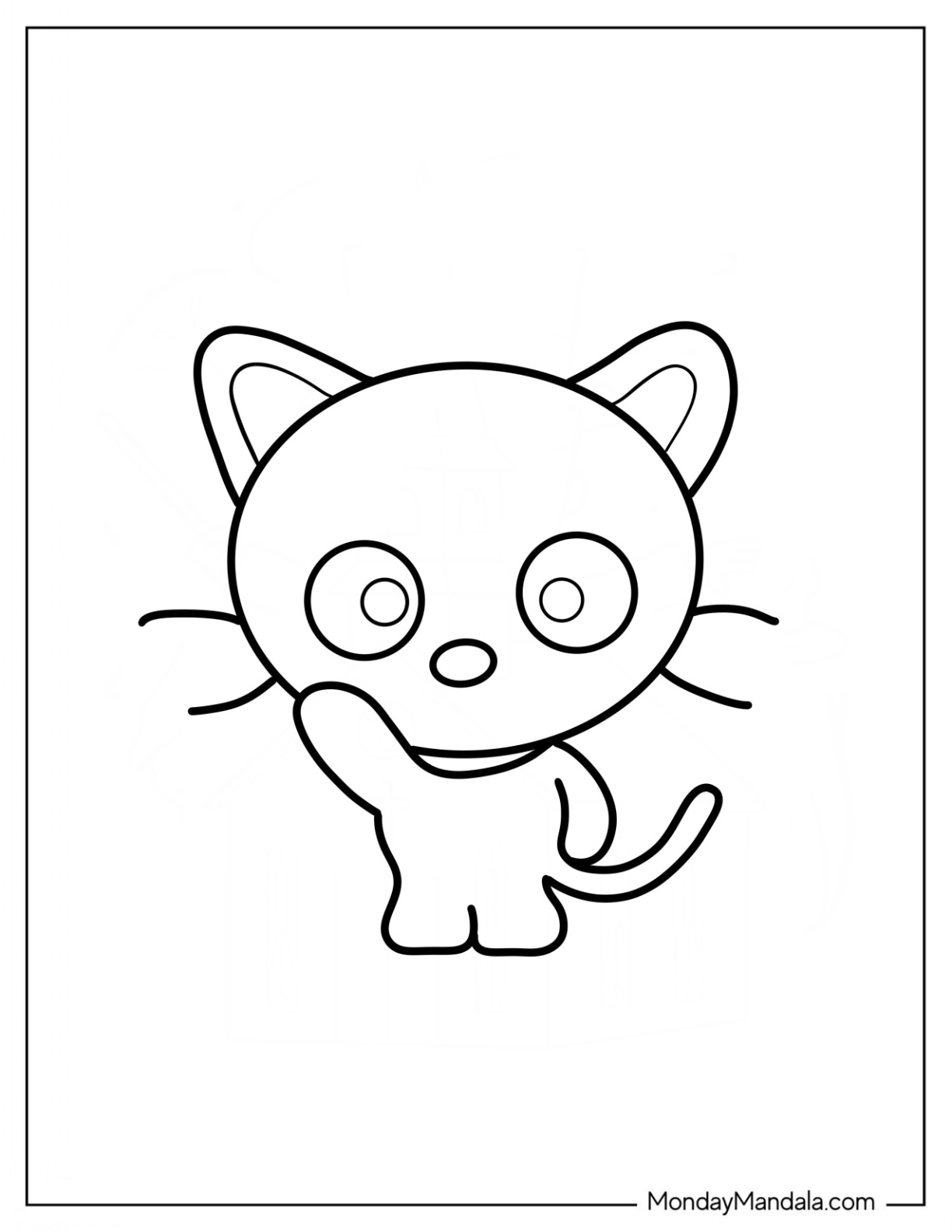 62+ Dazzling Chococat Coloring Page Printable