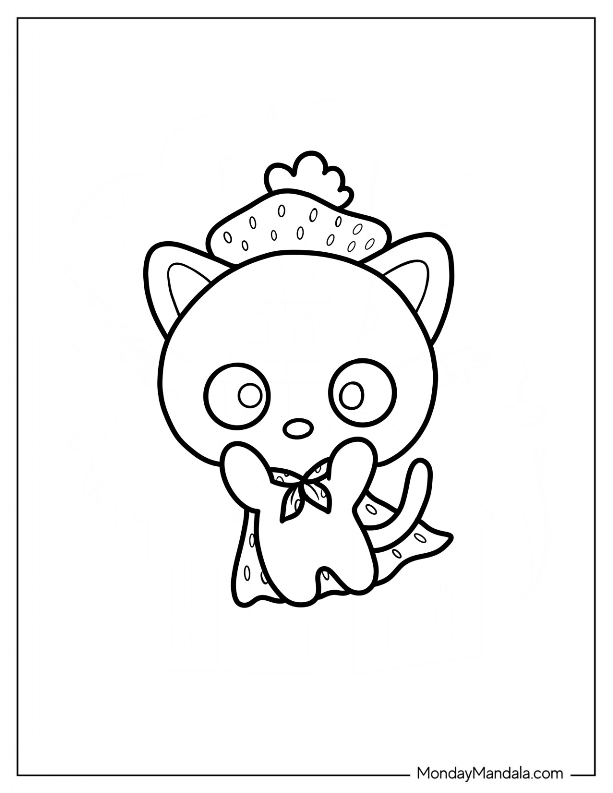 68+ Inspiring Chococat Coloring Page Printable