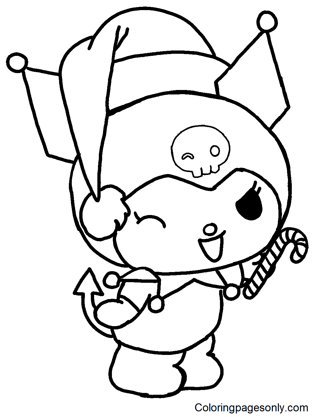 36+ Exciting Kuromi Sanrio Coloring Pages Printable