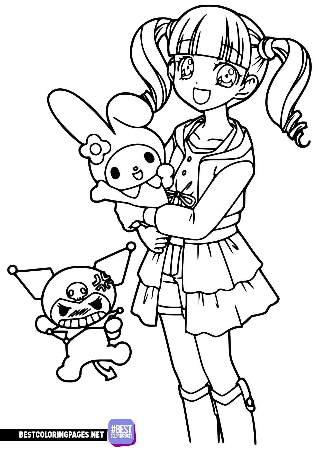 147+ Imaginative Kuromi Coloring Book Printable