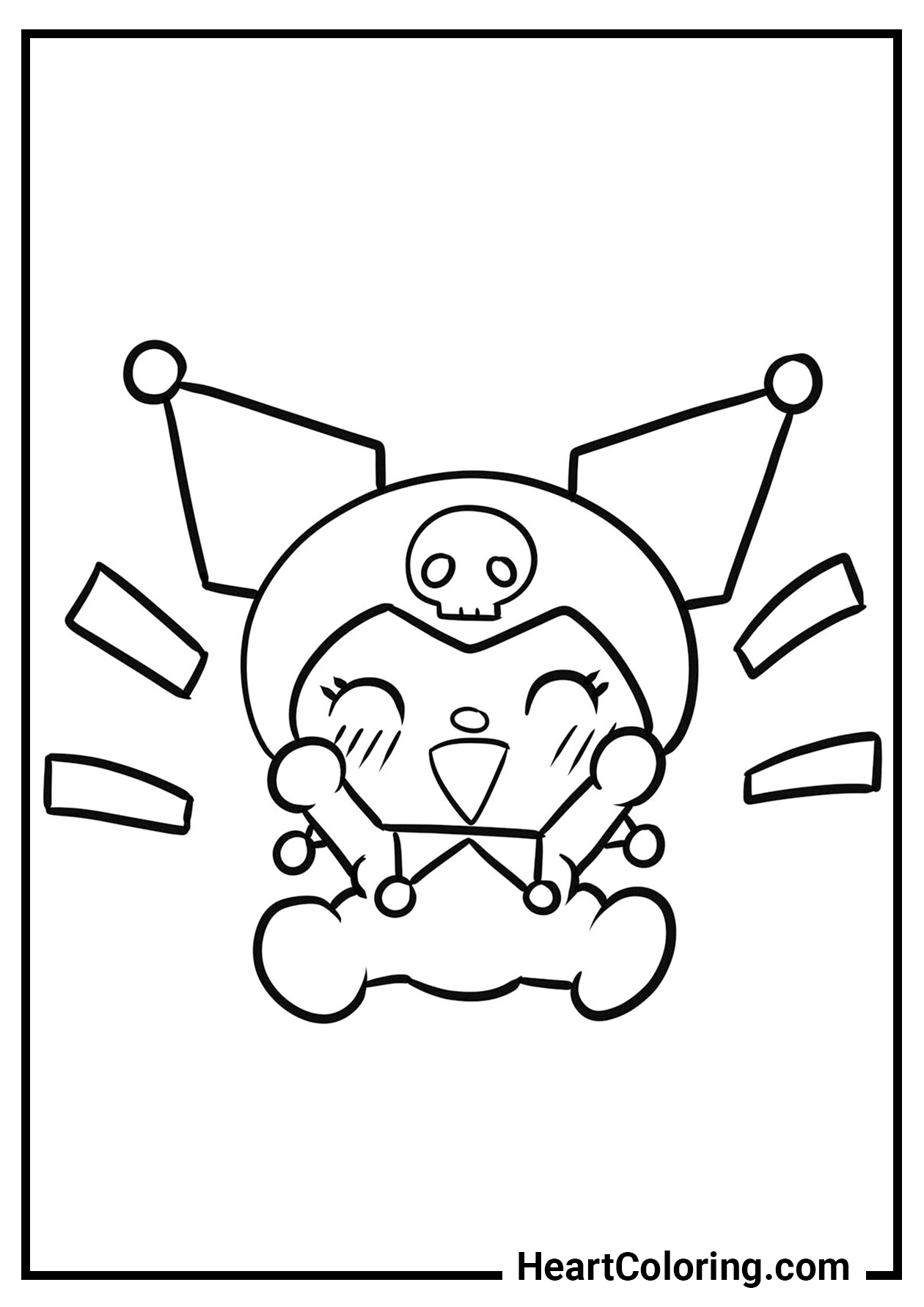 32+ Magical Baby Kuromi Coloring Pages Printable