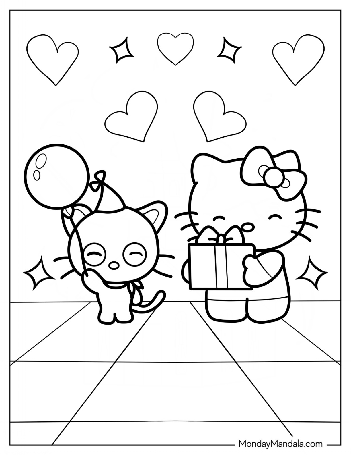 183+ Captivating Chococat Coloring Page Printable