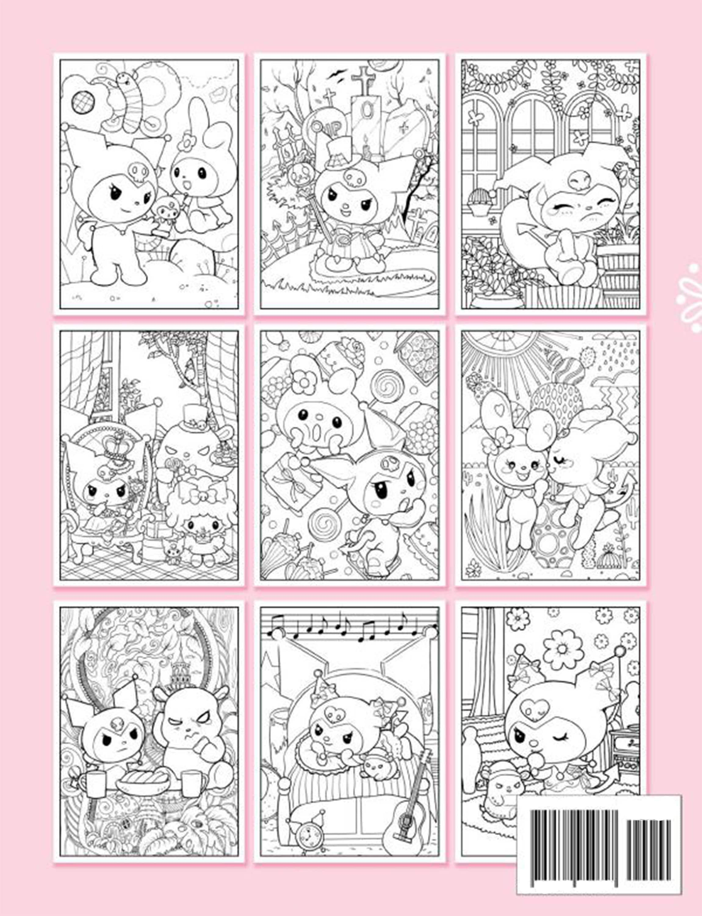 193+ Imaginative Kuromi Coloring Book Printable