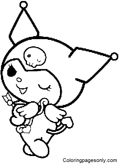 167+ Adorable Baby Kuromi Coloring Pages Printable