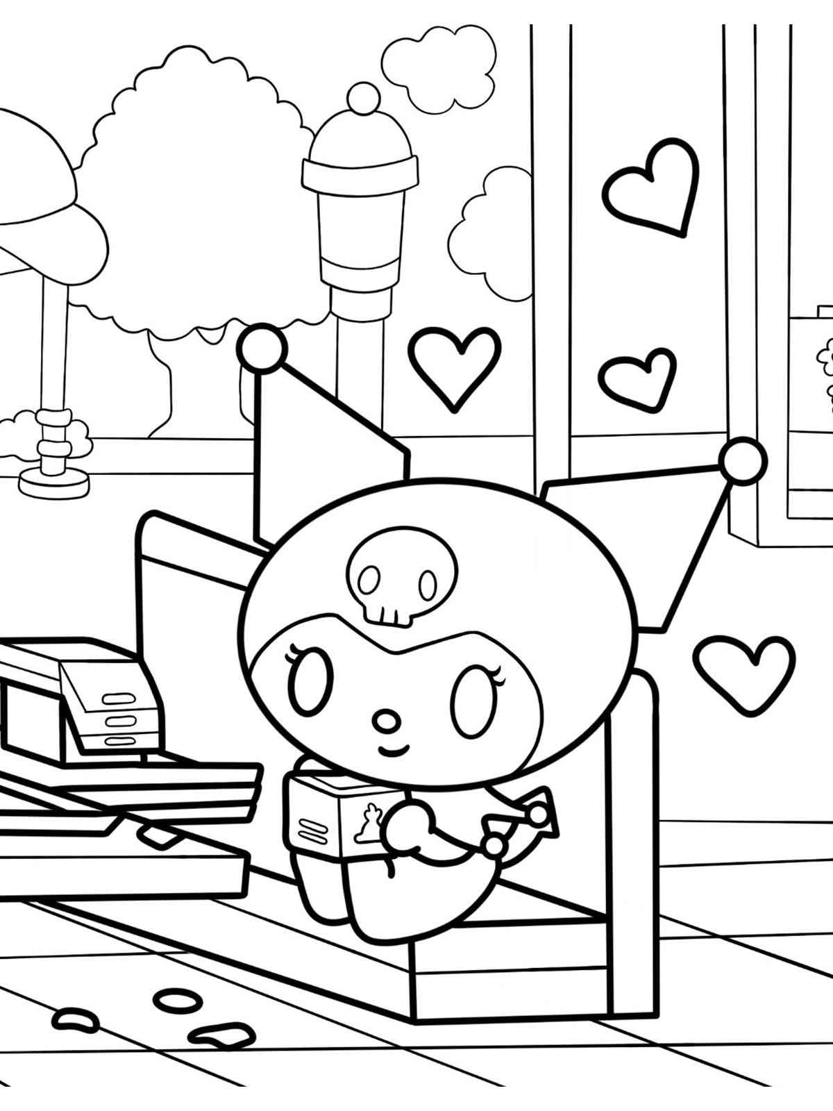 149+ Lovely Baby Kuromi Coloring Pages Printable