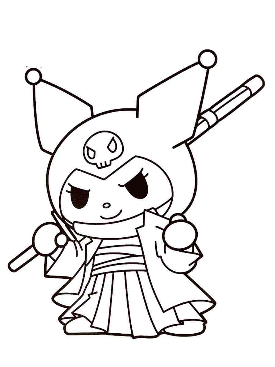 69+ Joyful Baby Kuromi Coloring Pages Printable