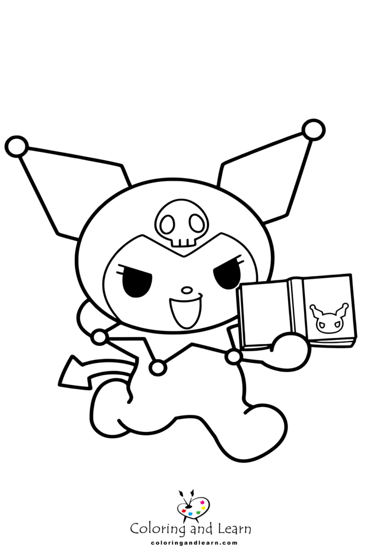 154+ Delightful My Melody Kuromi Coloring Pages Printable