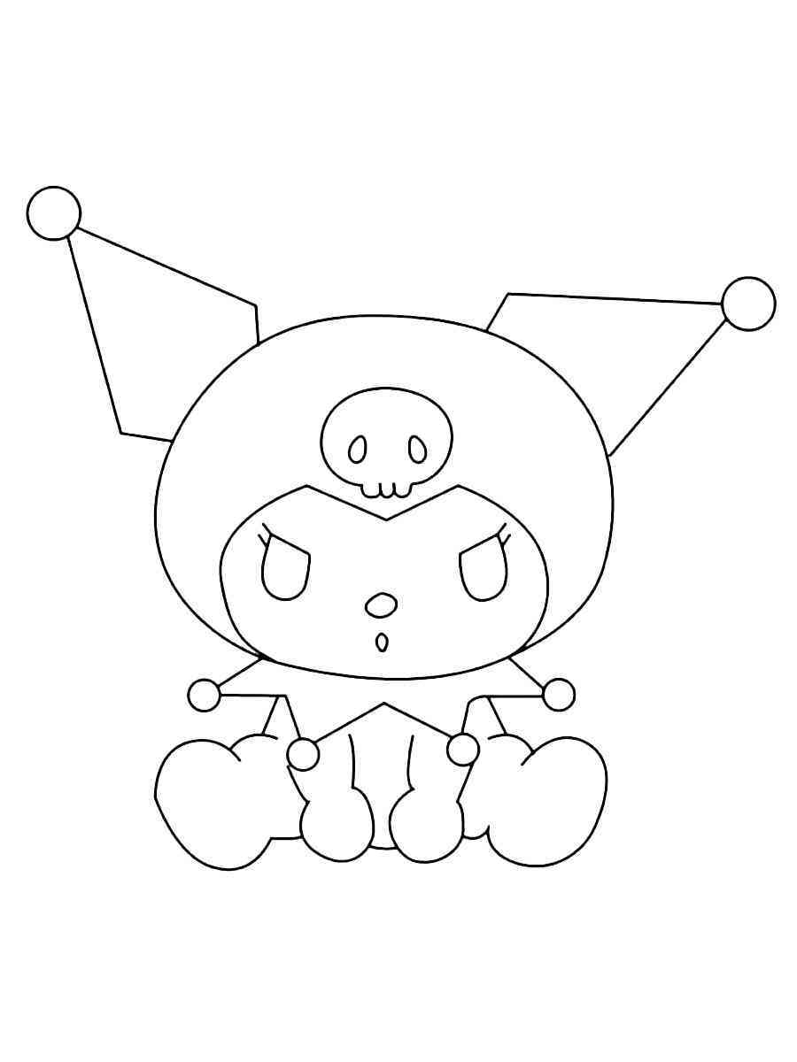 133+ Unique Kuromi Coloring Book Printable