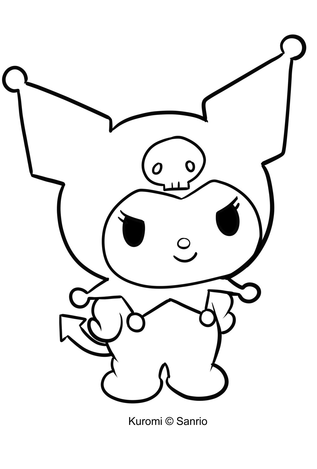 90+ Artistic My Melody Kuromi Coloring Pages Printable