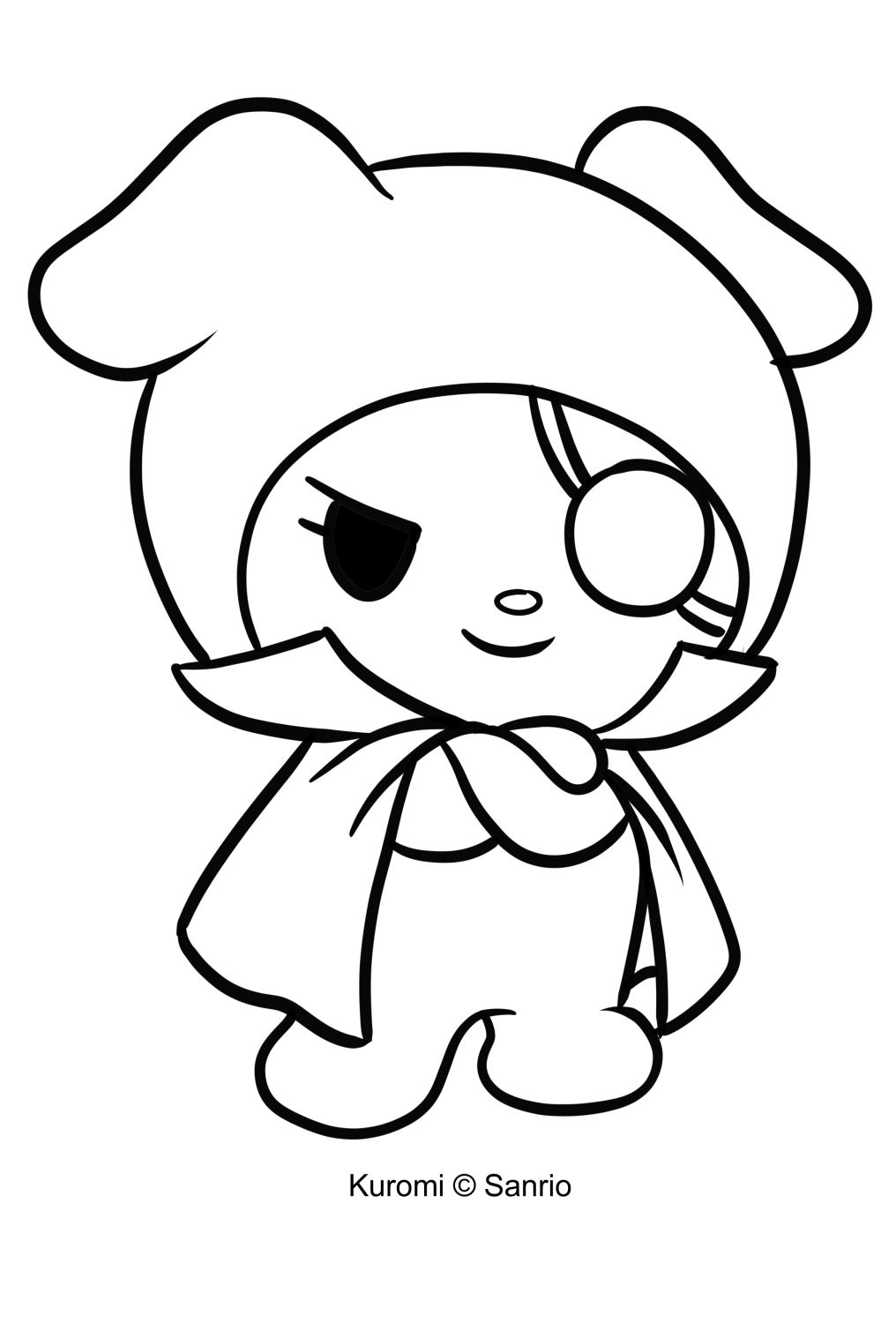 42+ Imaginative Baby Kuromi Coloring Pages Printable