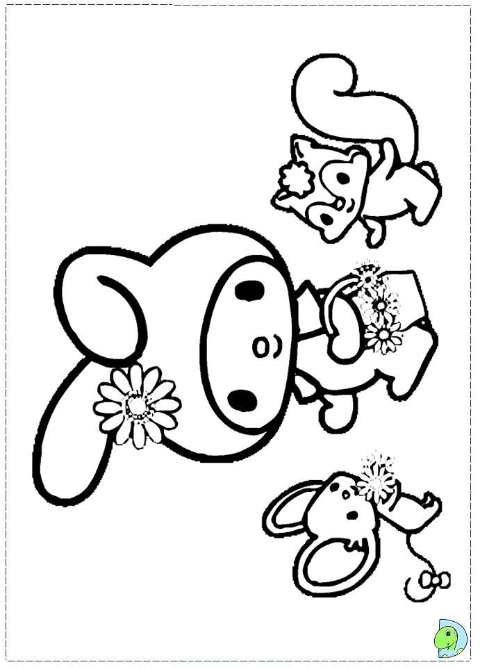 57+ Cheerful Kuromi Sanrio Coloring Pages Printable