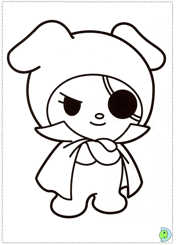 51+ Adorable My Melody Kuromi Coloring Pages Printable