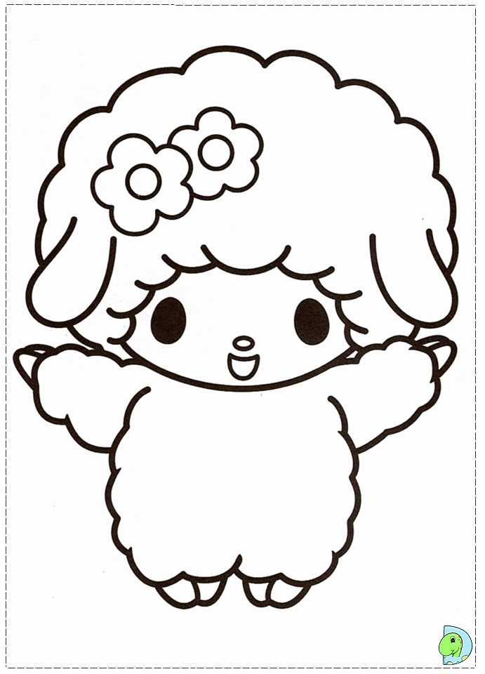 73+ Exciting My Melody Kuromi Coloring Pages Printable