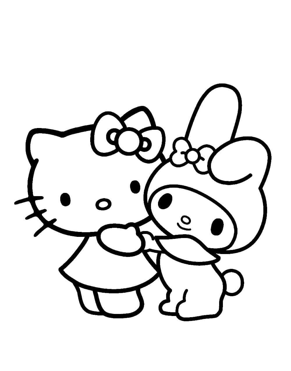 72+ Dazzling Kuromi Sanrio Coloring Pages Printable