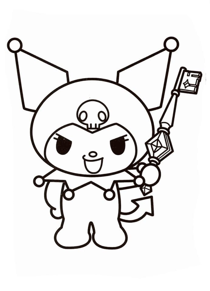 102+ Joyful My Melody Kuromi Coloring Pages Printable