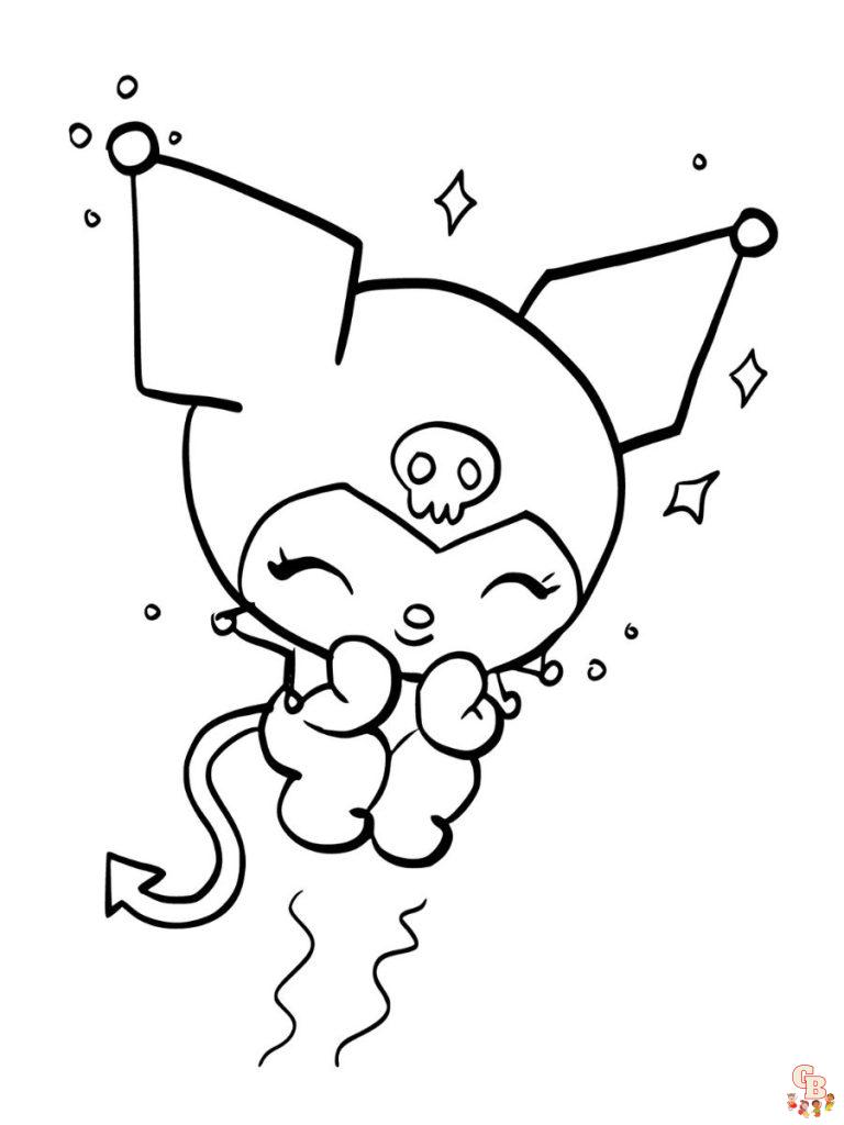 110+ Dazzling Baby Kuromi Coloring Pages Printable