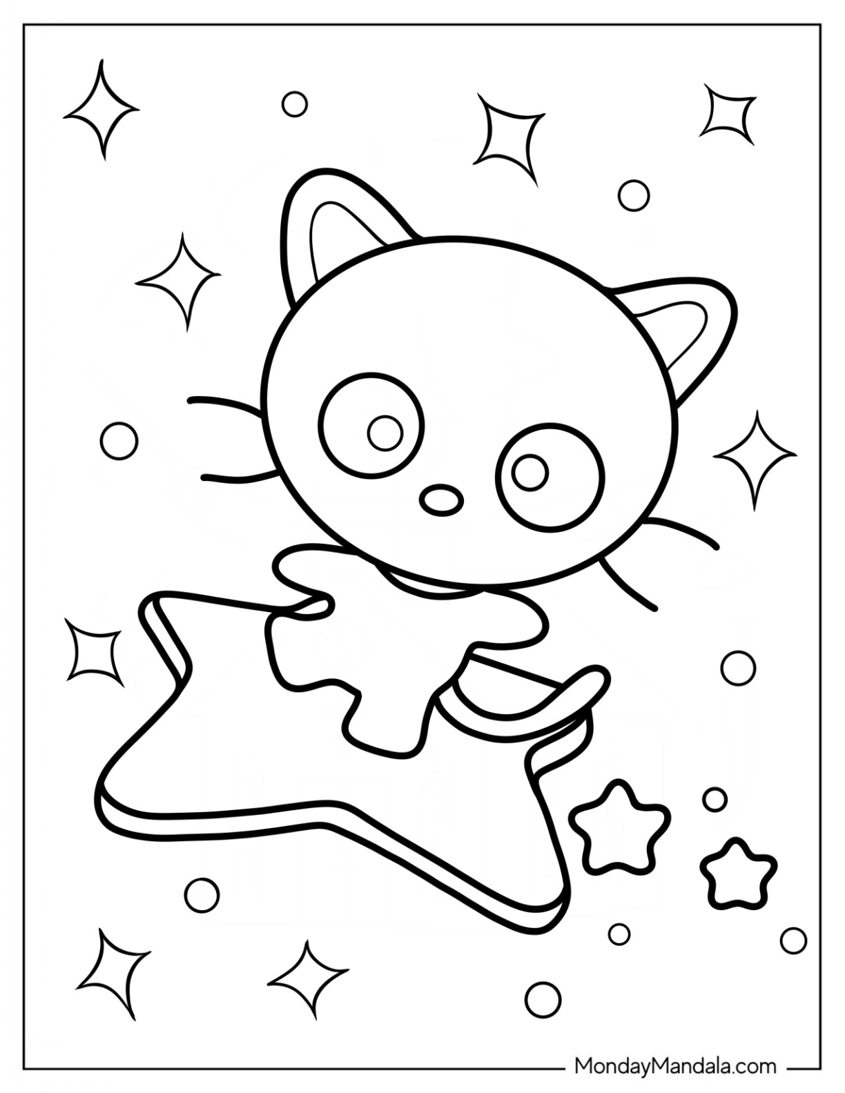 182+ Inspiring Chococat Coloring Page Printable