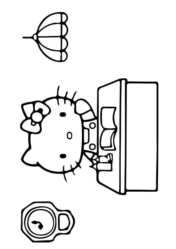 47+ New Hello Kitty Bed Coloring Pages Archives