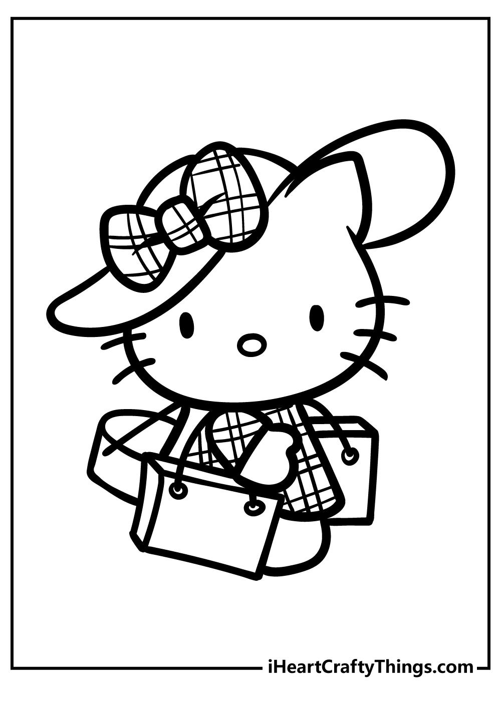 43+ Inspiring Hello Kitty Characters Coloring Pages Easy