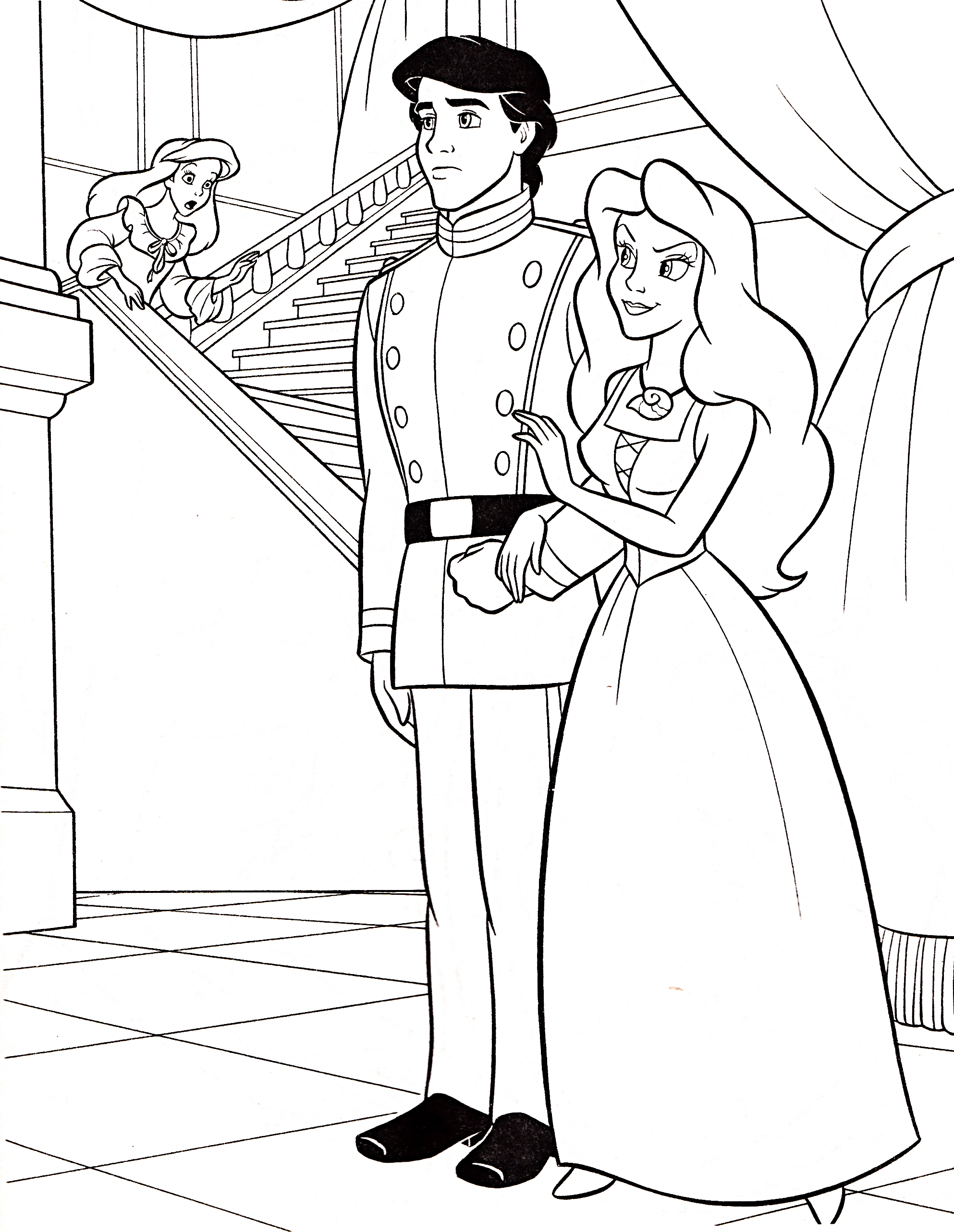 100+ Artistic Princess Coloring Book Pages Printable