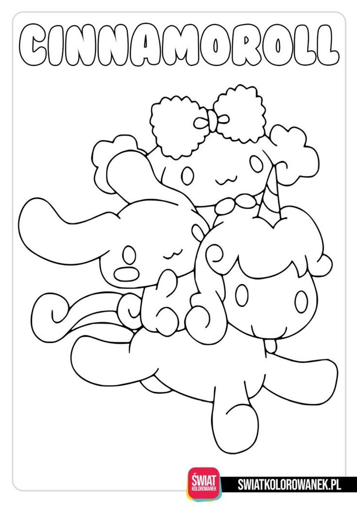 11+ Educational Cinnamon Roll Sanrio Coloring Pages Printable