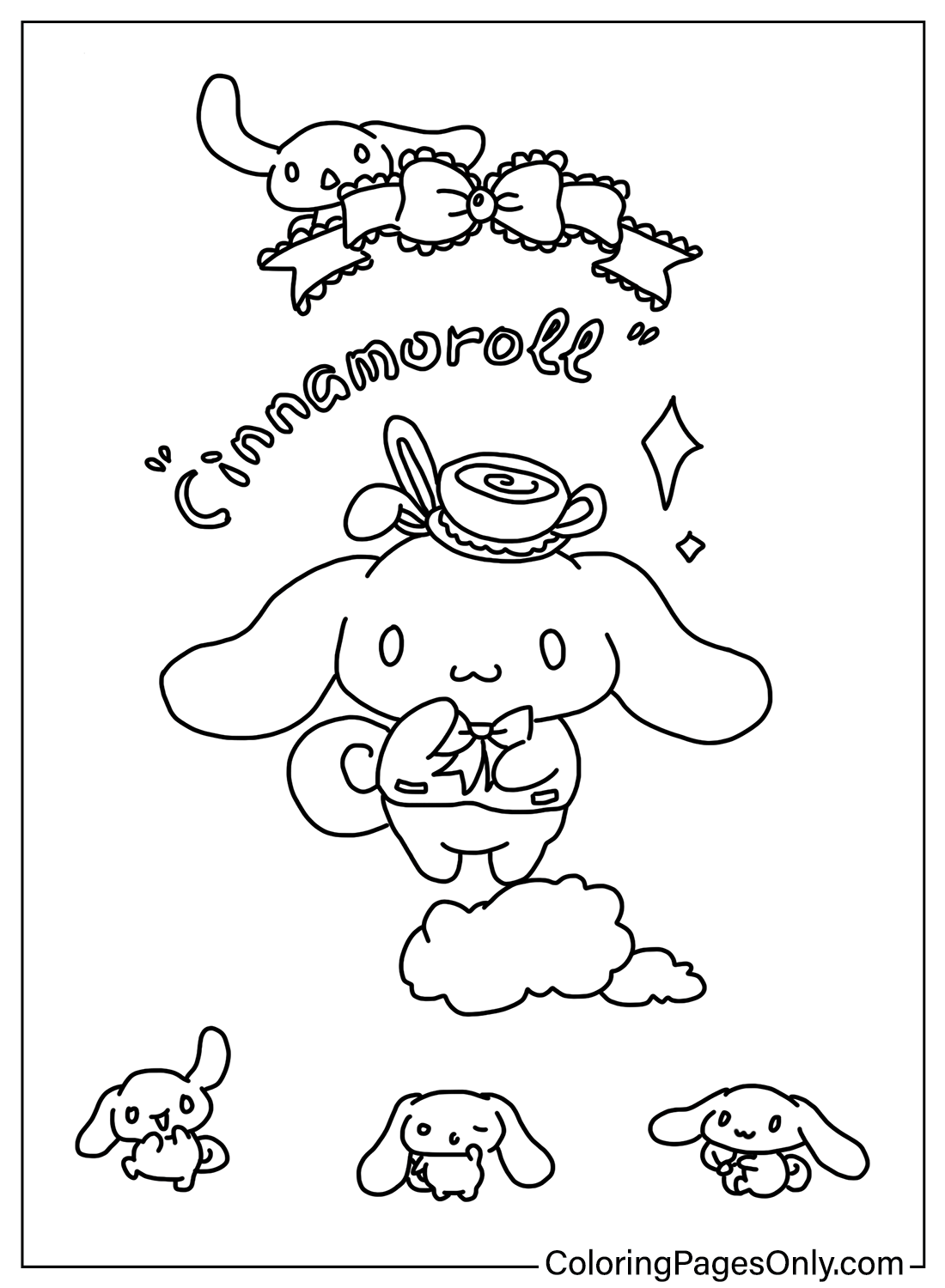 12+ Interactive Cinnamoroll Sanrio Coloring Pages Printable