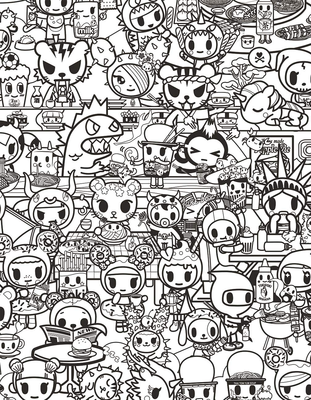 13+ Ultimate Tokidoki Coloring Pages Printable