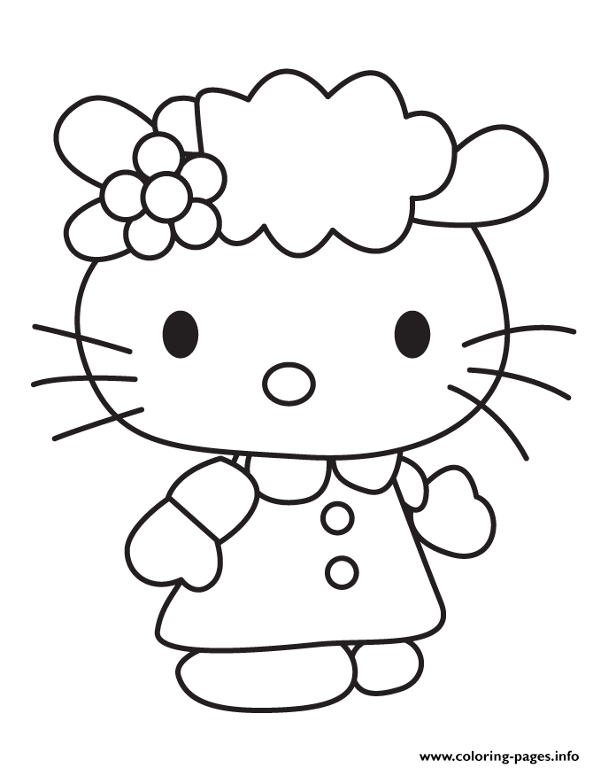 36+ The Best Hello Kitty Characters Coloring Pages Aesthetic