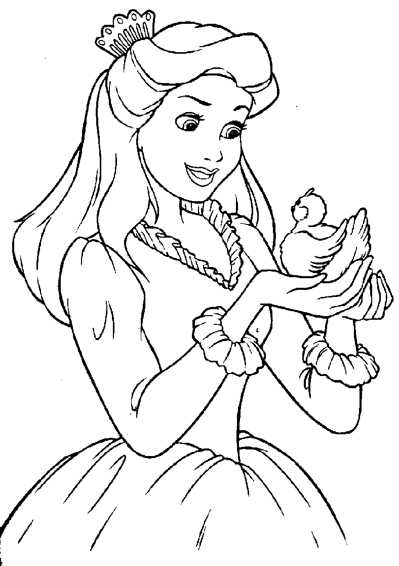 18+ Lovely Princess Coloring Book Pages Printable