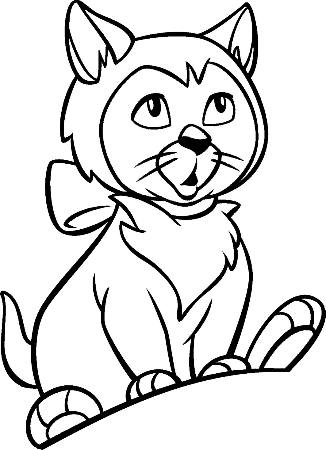 19+ Engaging Cat Coloring Pages Printable