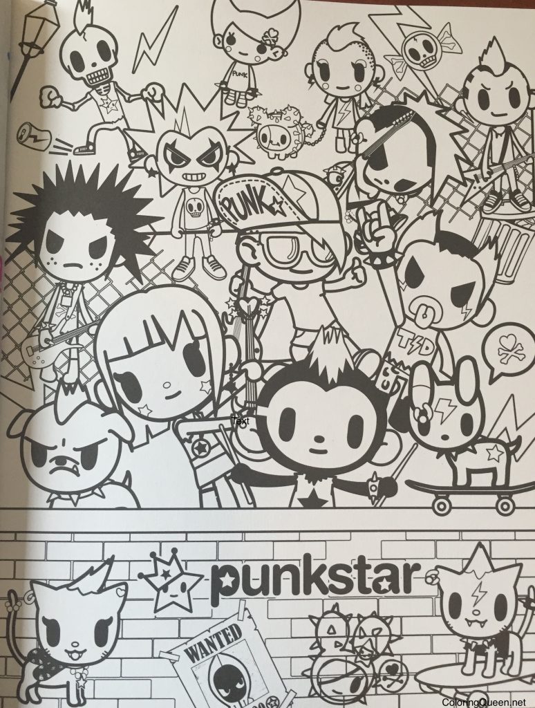 24+ Detailed Tokidoki Coloring Pages Printable