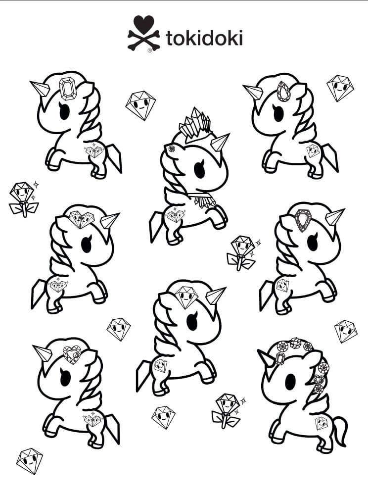 24+ Trendy Tokidoki Coloring Pages Printable