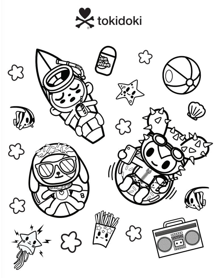 25+ Free Tokidoki Coloring Pages Printable