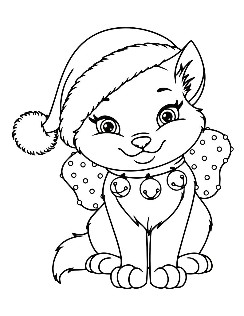 28+ Colorful Cat Coloring Pages Printable