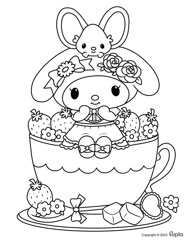 30+ Educational Cinnamon Roll Sanrio Coloring Pages Printable