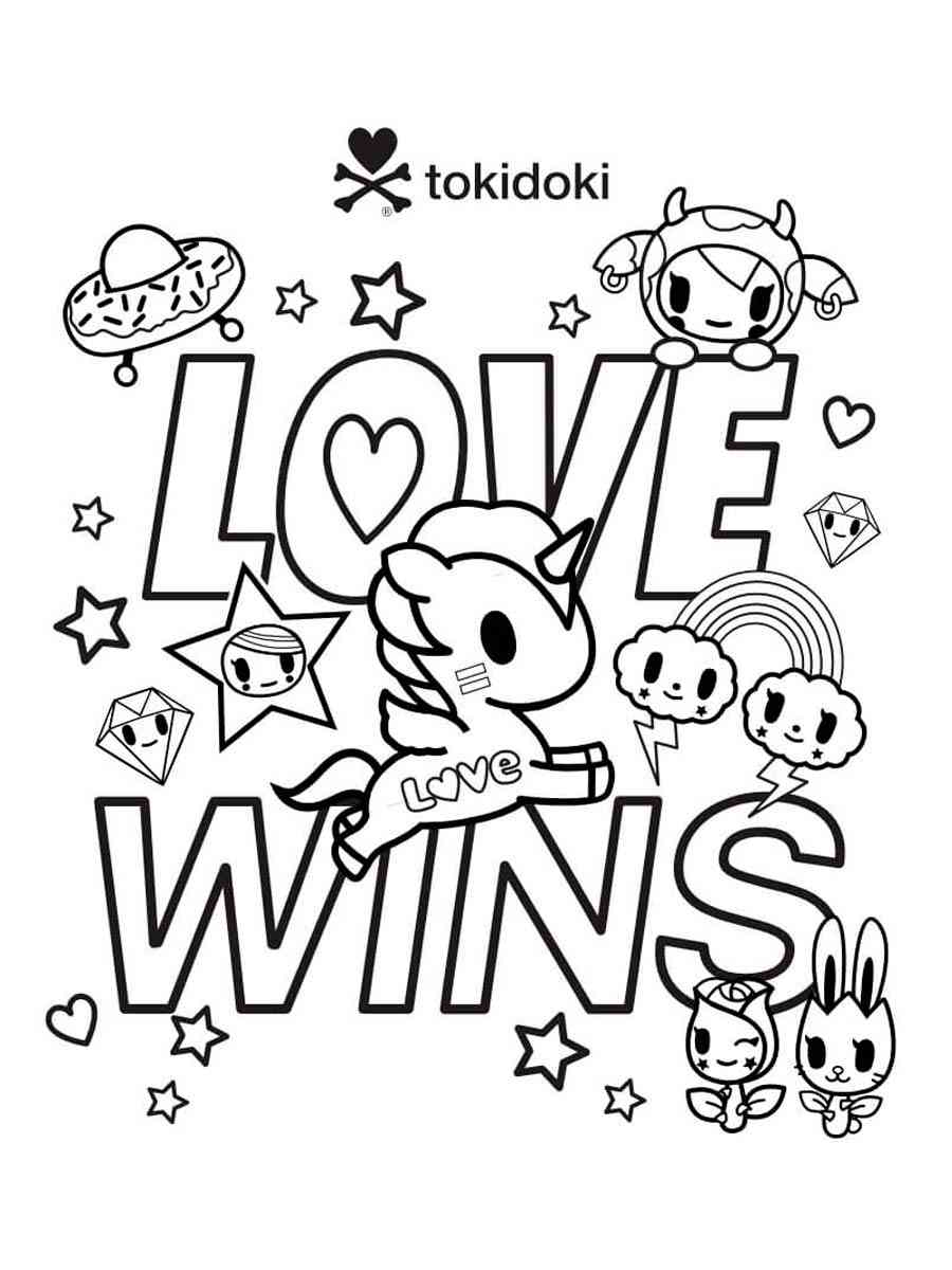 32+ Cute Tokidoki Coloring Pages Printable