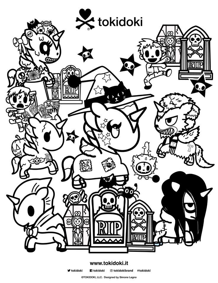 37+ Fun Tokidoki Coloring Pages Printable